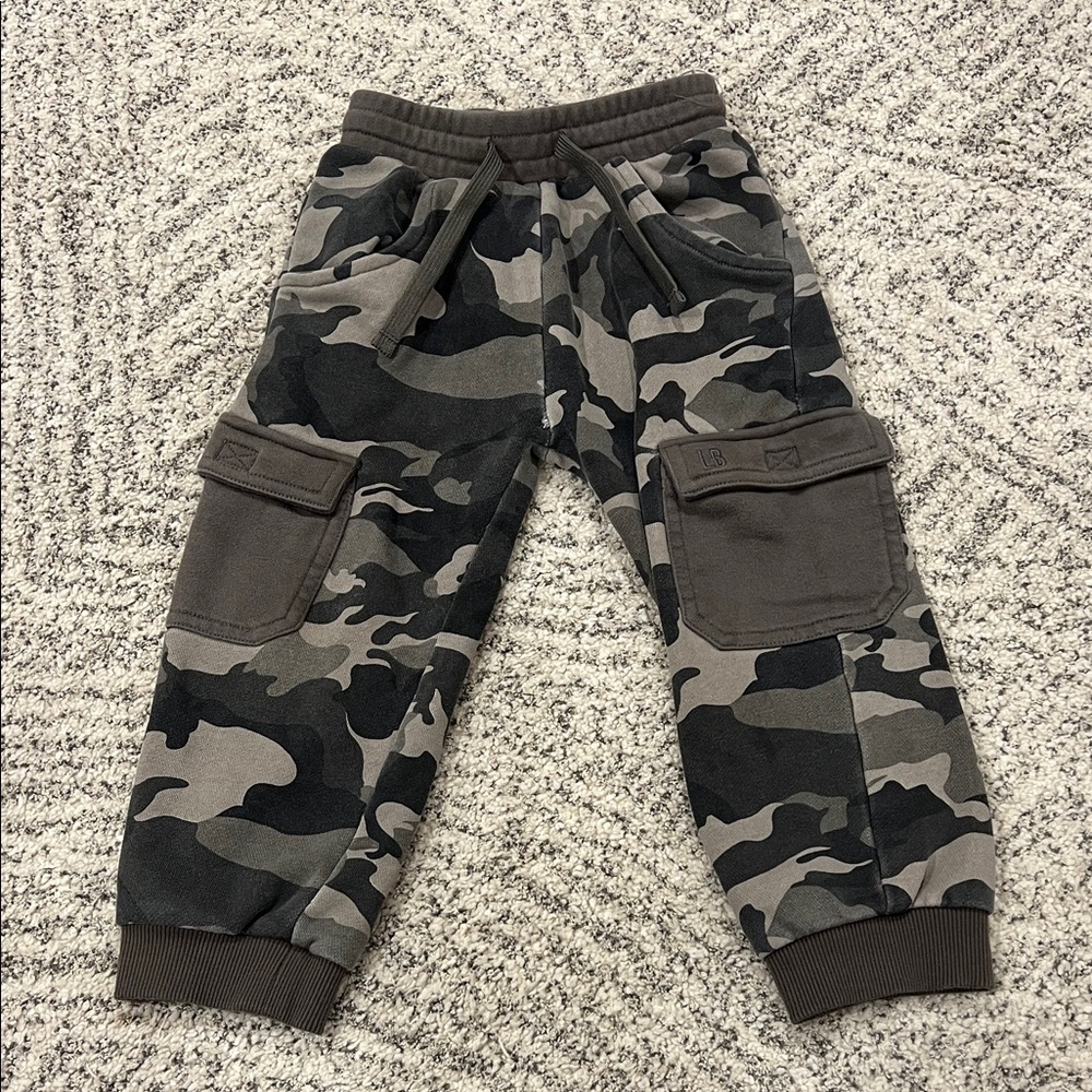 Little Bipsy Camouflage Cargo Pants